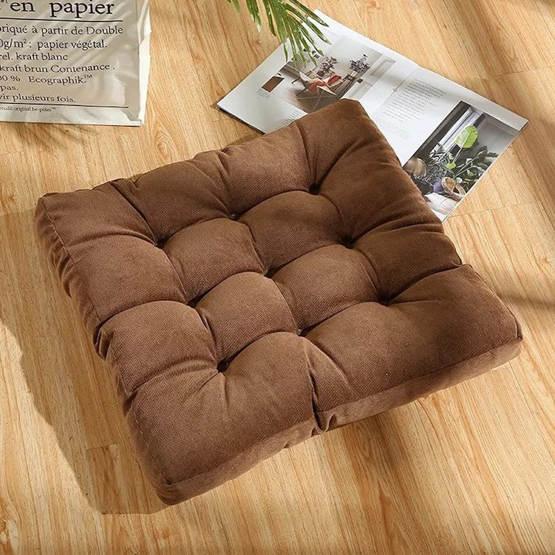 Almofada de chão quadrada para assentos de chão