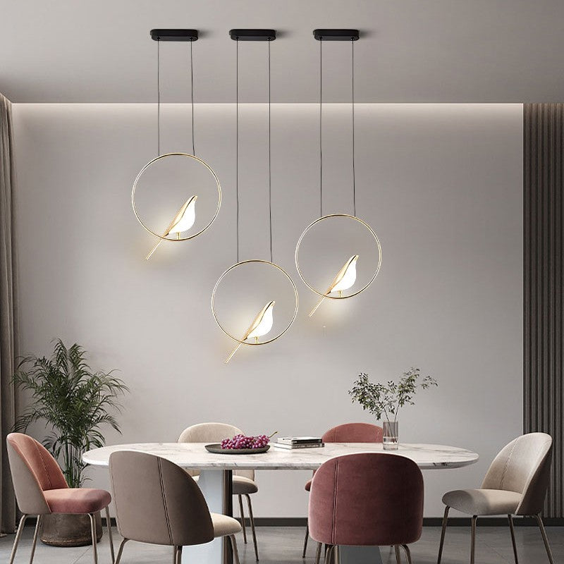 Luminária pendente LED giratória para cabeceira